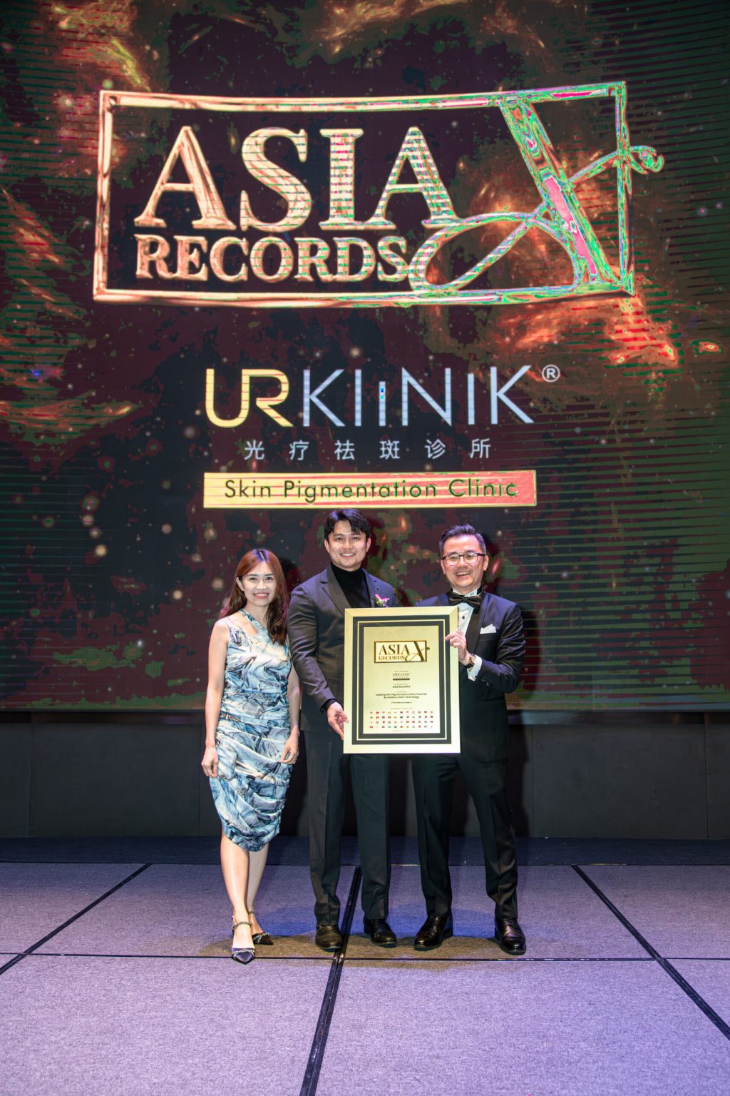 UR Klinik Recognised by The Asia Record for Leadership in Advanced Skin Pigmentation Treatment Powered by Goldius-Glam Technology